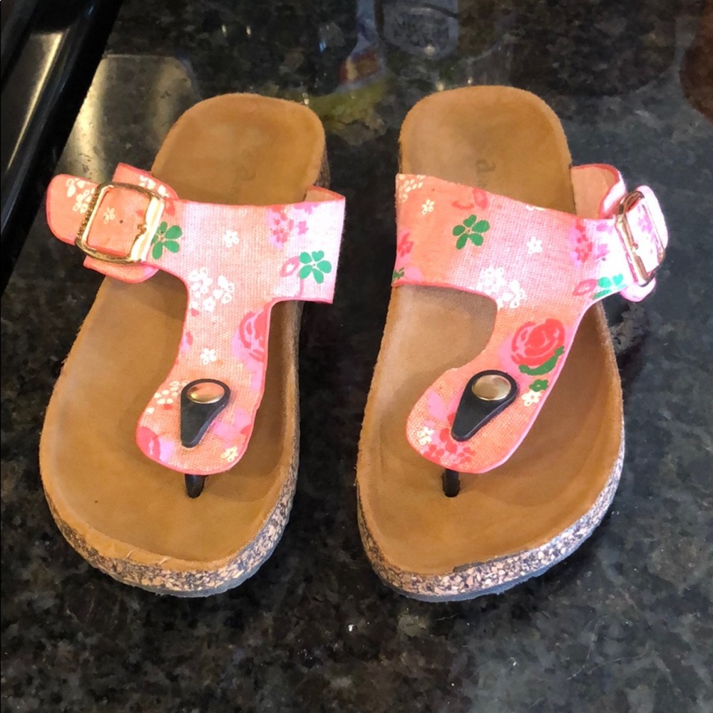 Pink sandals